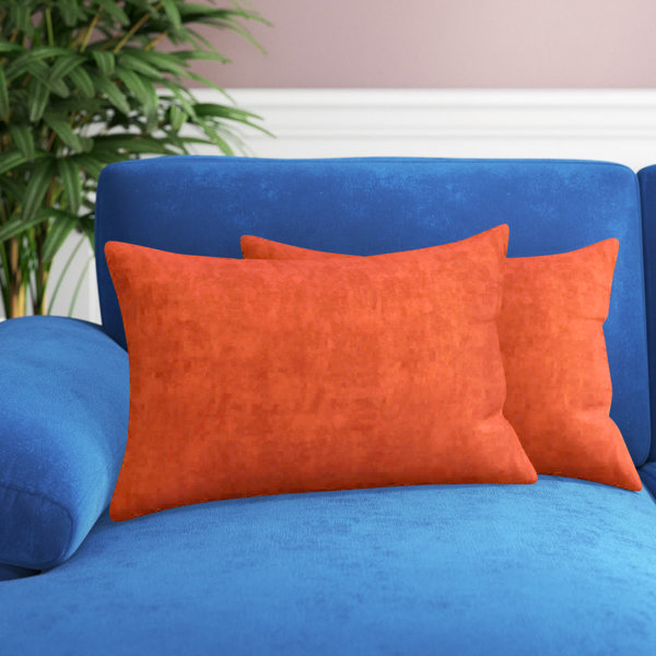 Burnt orange hotsell velvet pillow